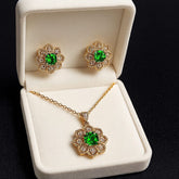 Zircon Locket Set-75 (Green)